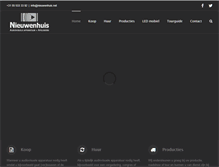 Tablet Screenshot of nieuwenhuis.net